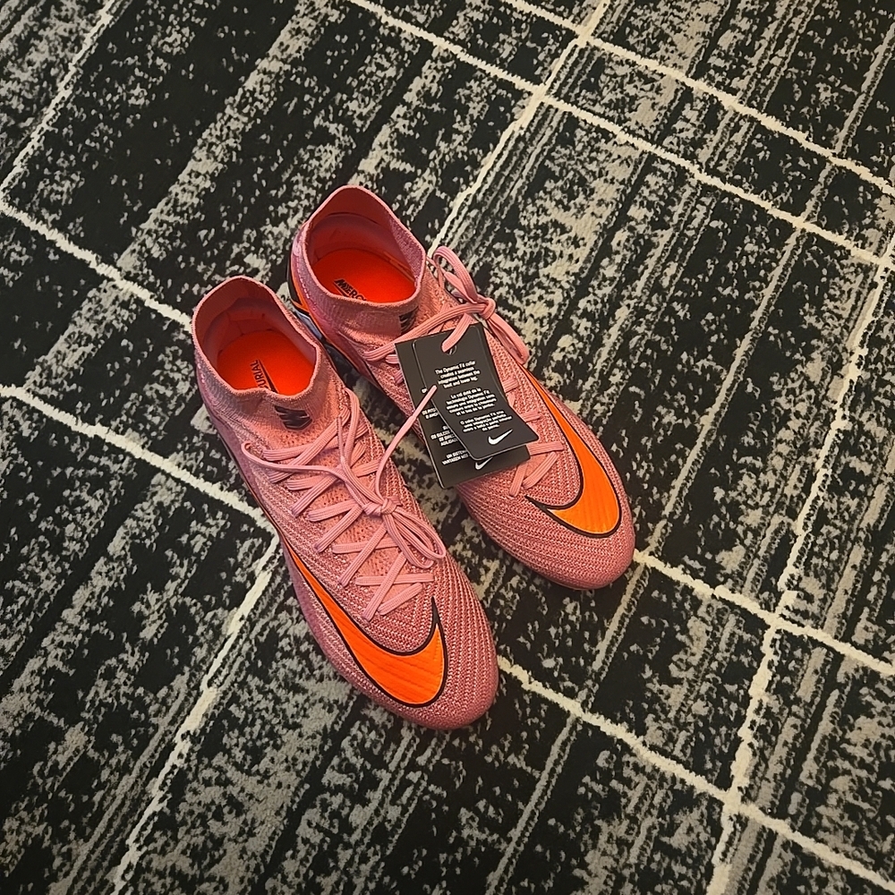 Nike Pink and Orange Athletic Shoes